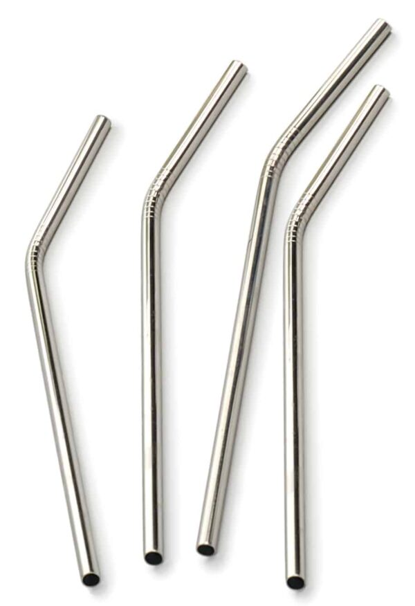 Stainless Steel Straws Bent