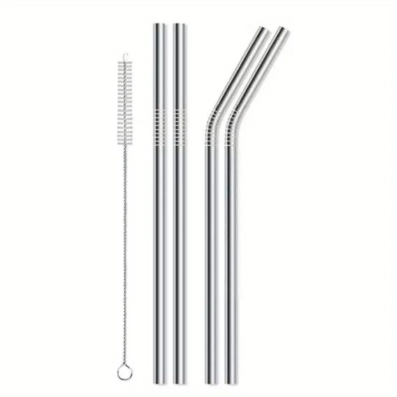 Stainless Steel Straws set of 4